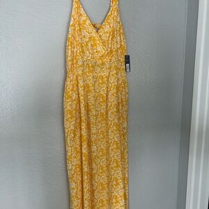 Universal thread Floral Sleeveless Maxi Dress - w/ pockets Large